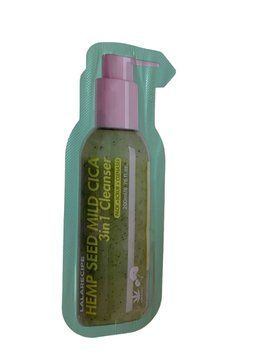 Міні пінка для вмивання з екстрактом коноплі 3в1 LALARECIPE product_d546caf2-1aac-8fba-0de1-9bd75637f879 фото
